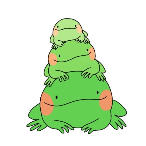 Лягушка арт милый