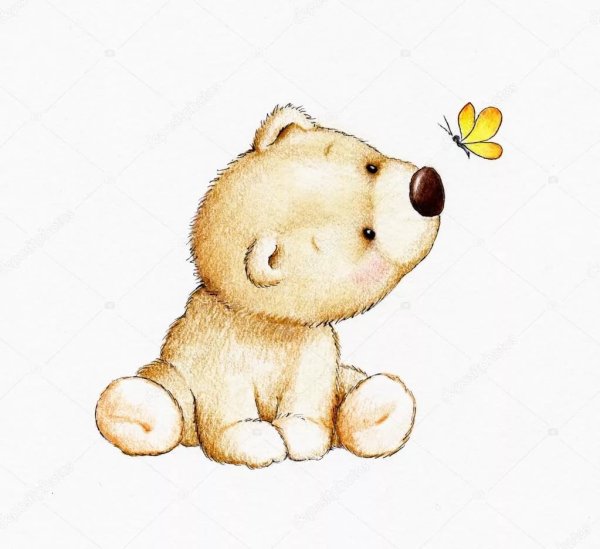 Милый Медвежонок иллюстрация