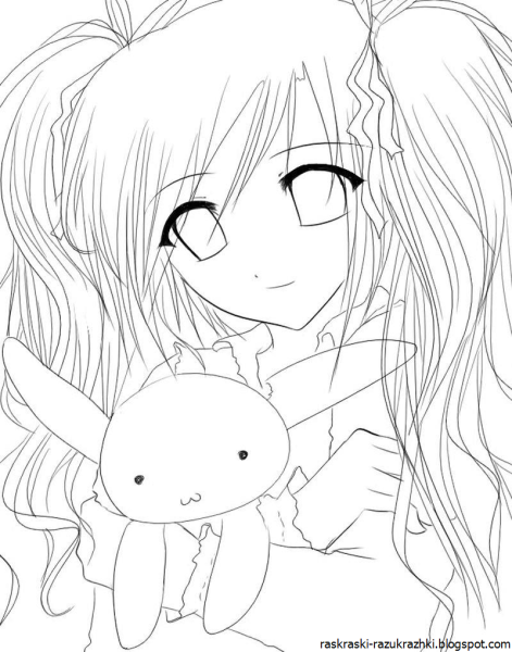Раскраска милашка