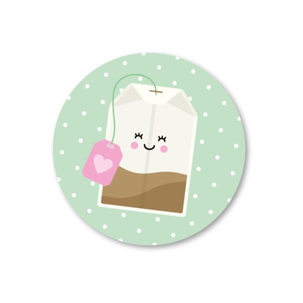 Милые рисунки чайных пакетиков