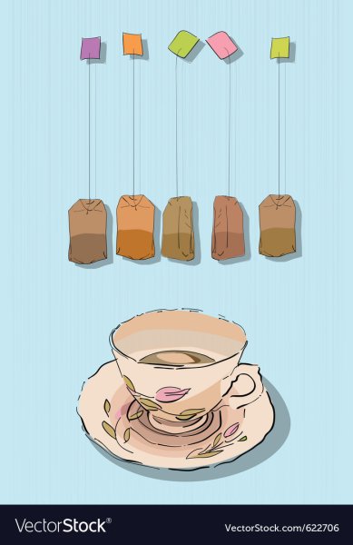 Милые пакетики с чаем