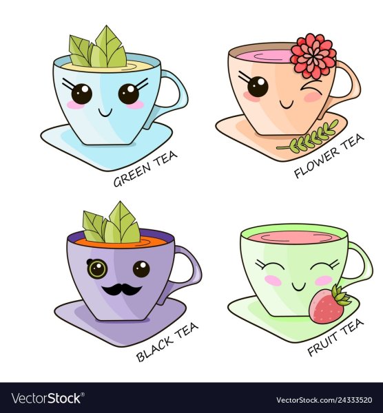 Кавайный чайный пакетик