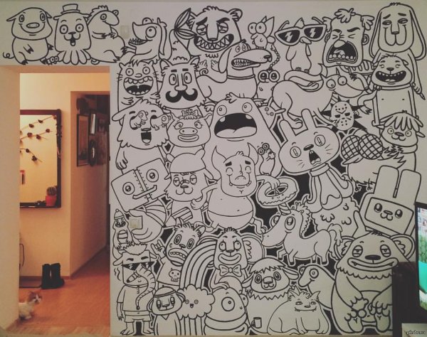 Рисунки в стиле киндикит