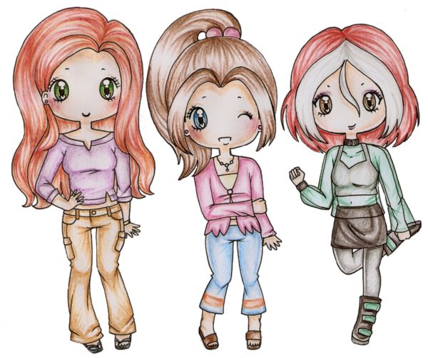 Персонажи в стиле Чиби