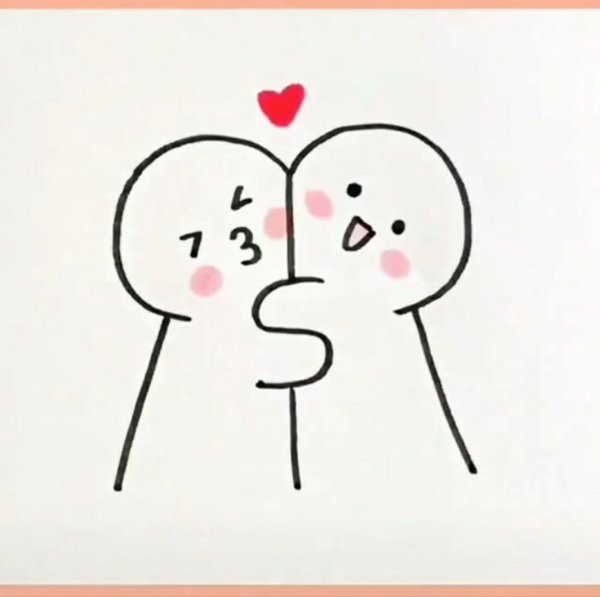 Легкие рисунки для второй половинки