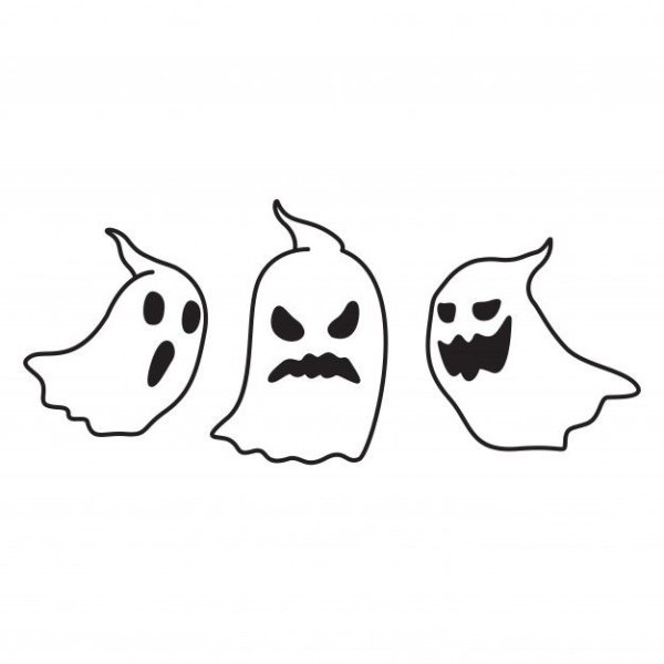 Милые привидения на Хэллоуин