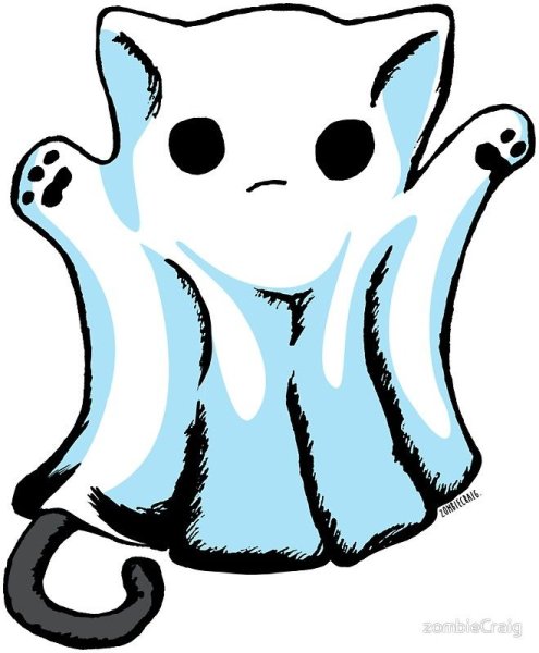 Милые приведения для срисовки