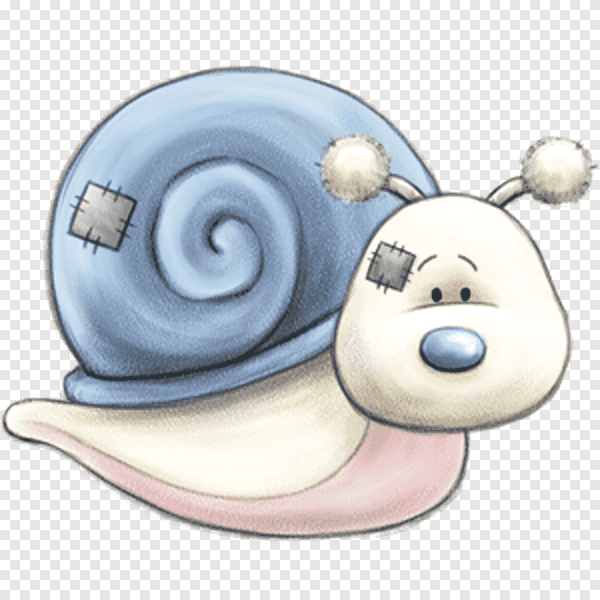 Милая улитка рисунок