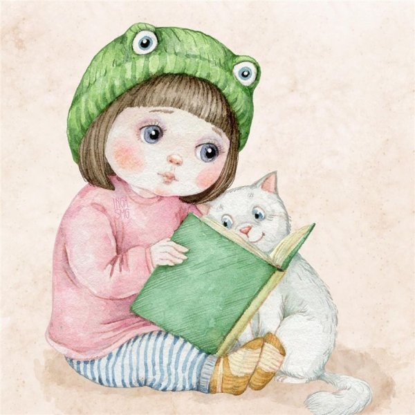 Инга Измайлова иллюстрации девочек