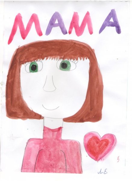 Рисунок ко Дню матери