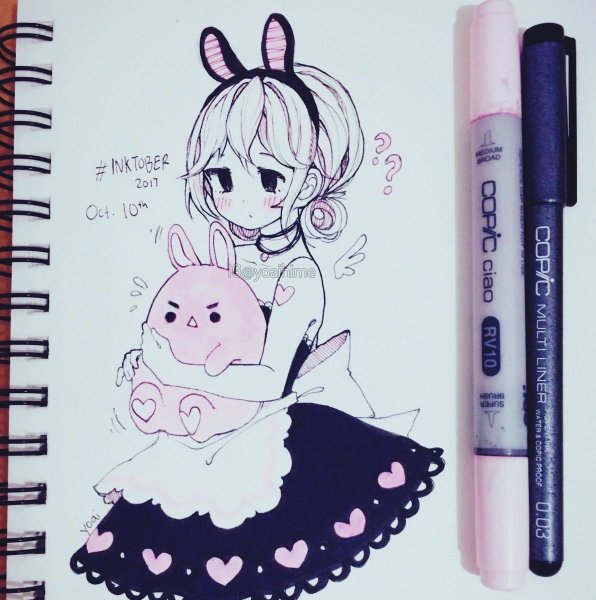 Кавай рисунки для скетчбука