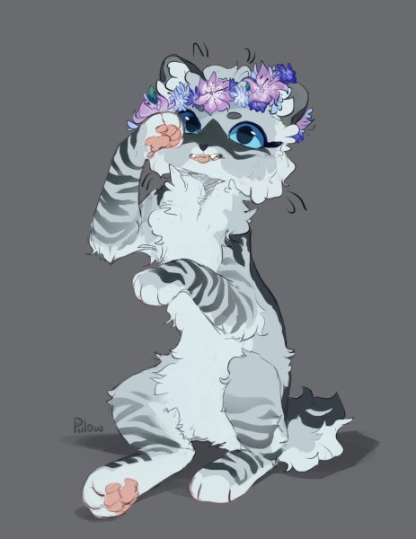 Коты Воители синяя звезда арт