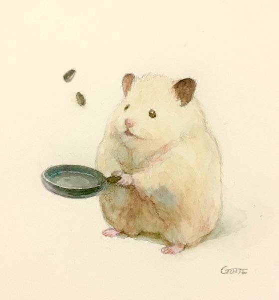 Картина хомяка