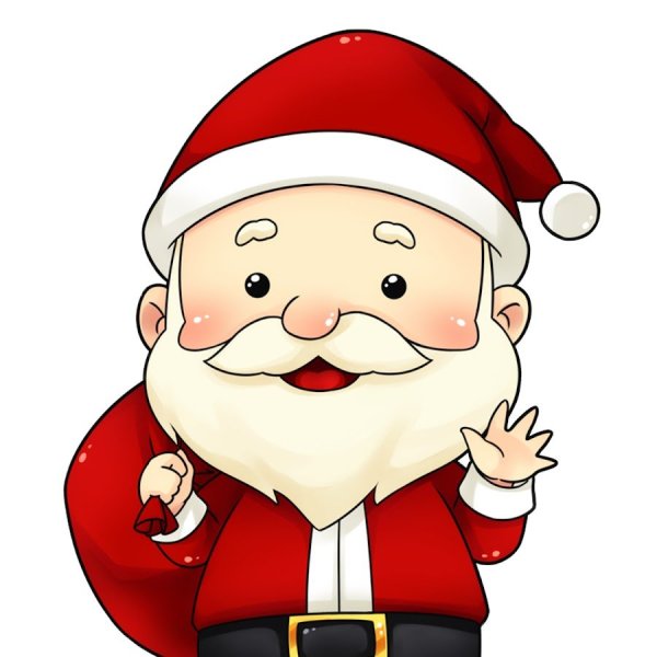 Санта Клаус мультяшный