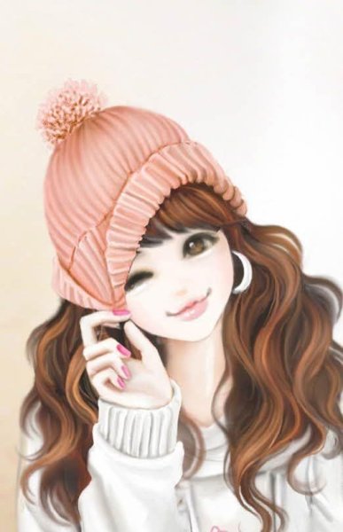 Девушка рисунок