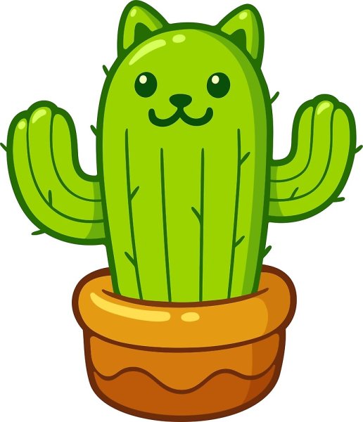 Кактус рисунок