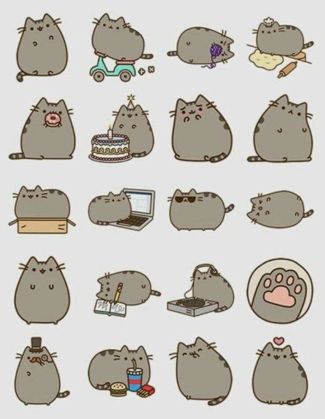Наклейки Пушин Кэт