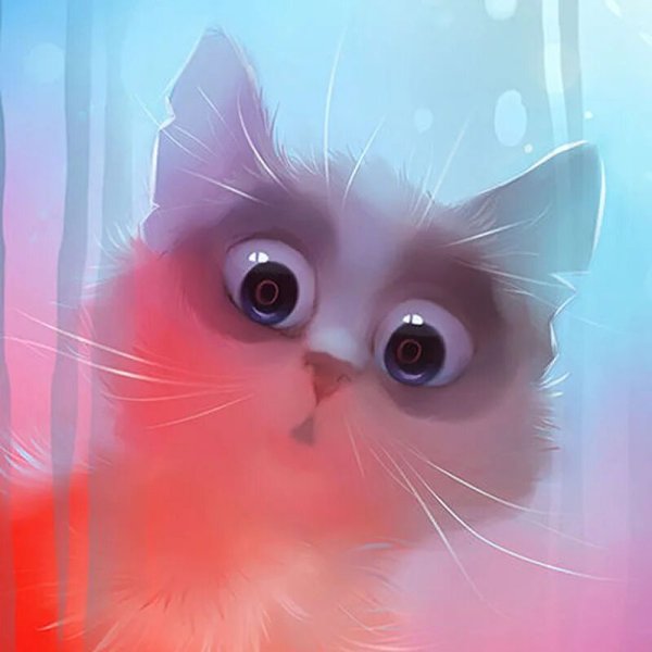 Милый мультяшный кот