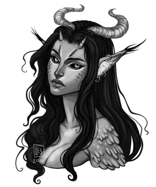 Мифические девушки с рогами