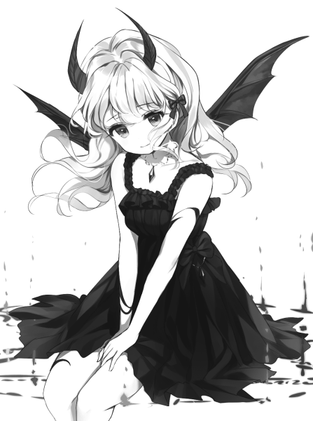 Аниме в черно белом стиле