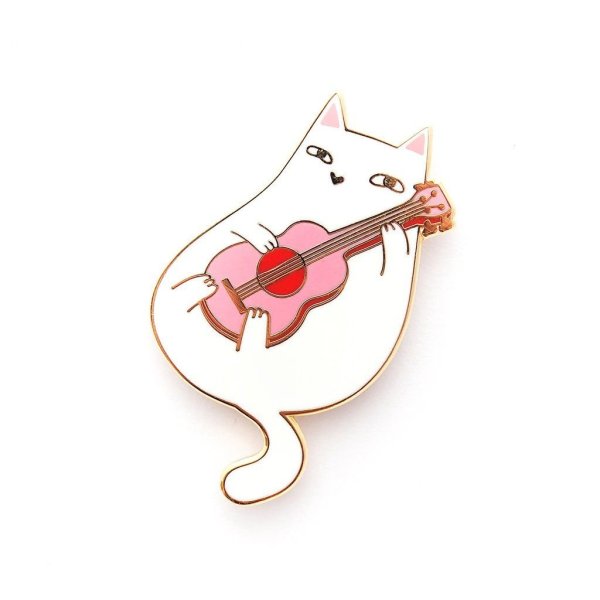 Кот с укулеле