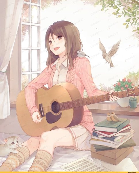 Аниме гитаристка