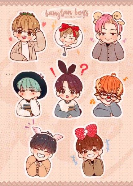 БТС аниме Чиби