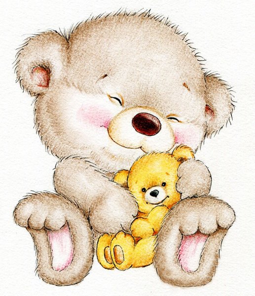 Медвежонок рисунок