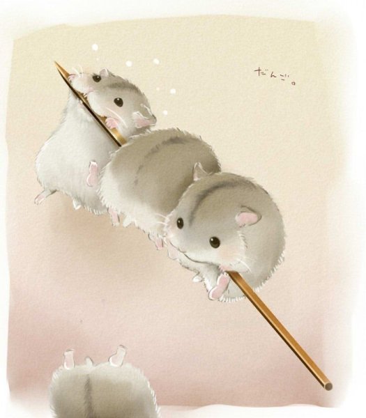 Мультяшные хомяки