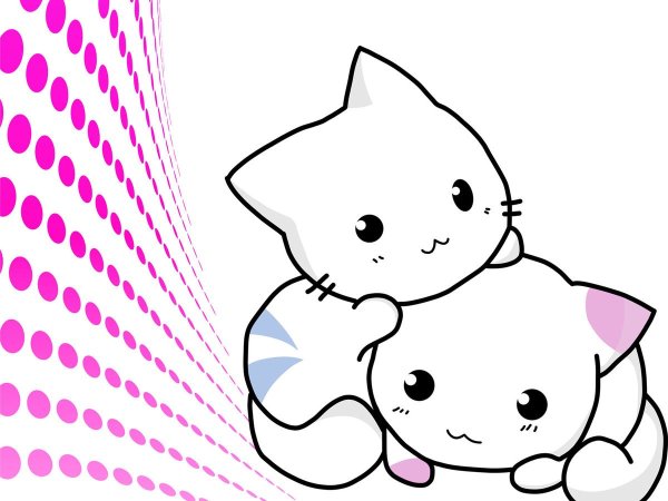 Котики рисунки люхкии