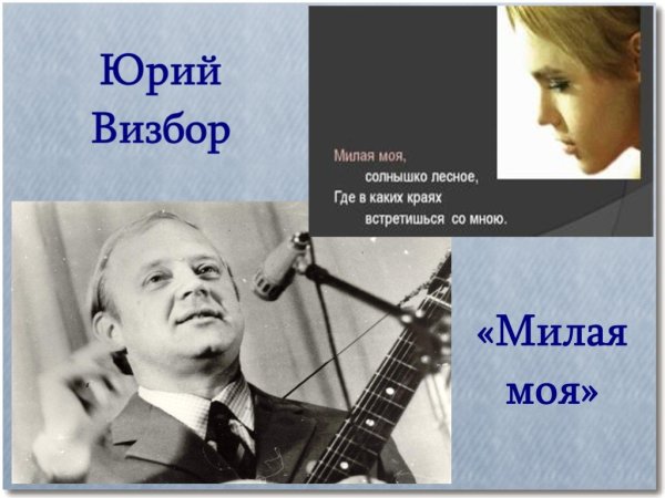 Юрий Визбор милая