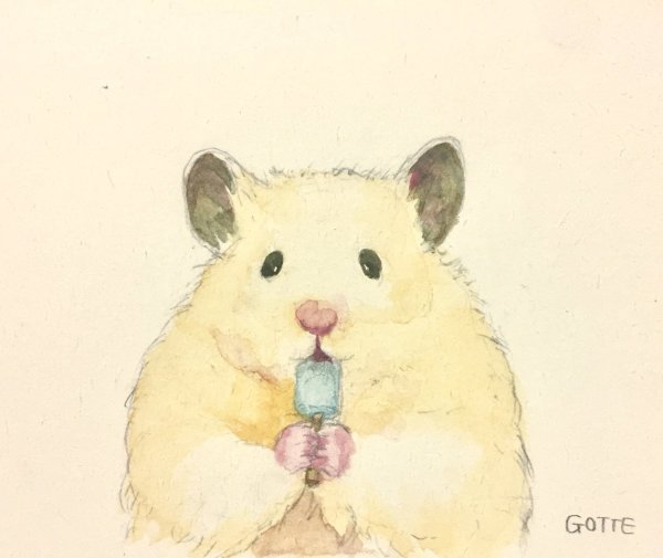 Милые мультяшные хомячки