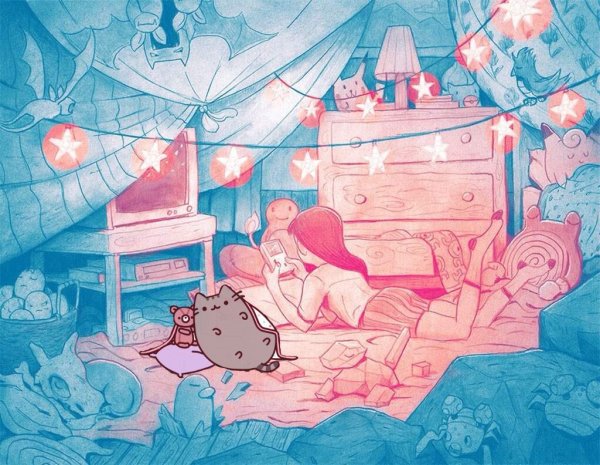 Рисунки в комнату Эстетика