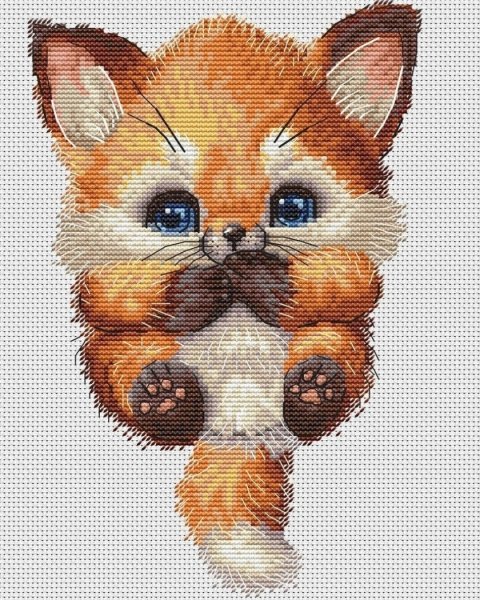 Лисенок для вышивания