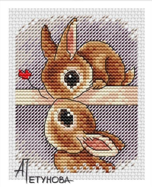 Вышивка крестом милые