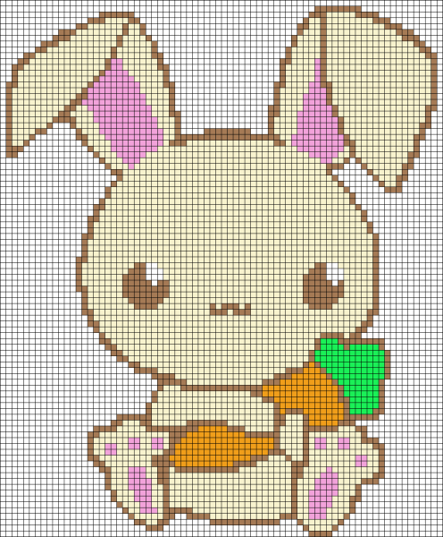 Рисование по клетками милое