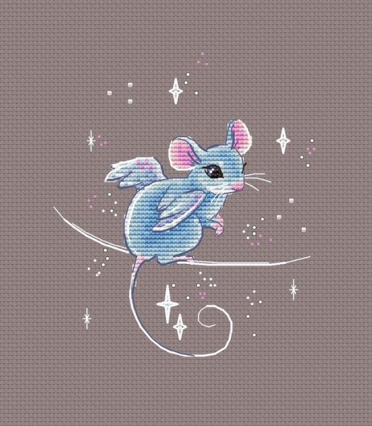 Вышивка мышка