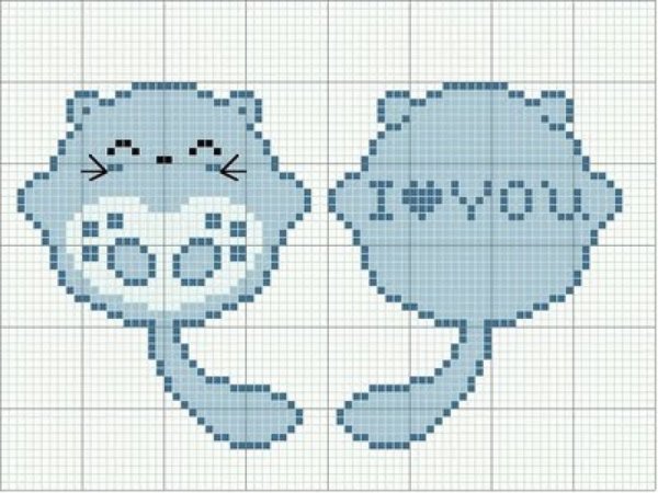 Вышивание крестиком схемы лёгкие