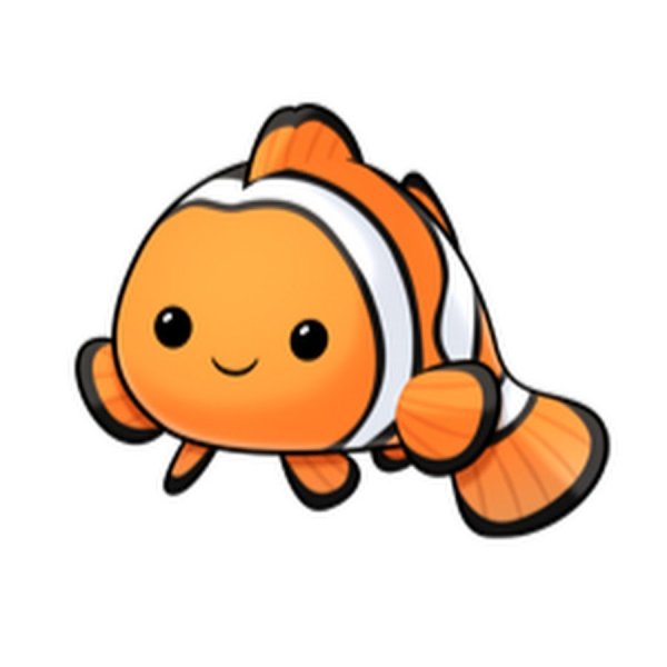 Милый рисунок рыбки