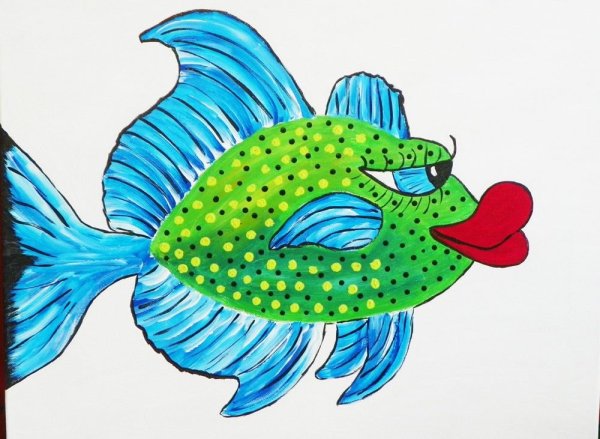 Фото рыбы рисунок