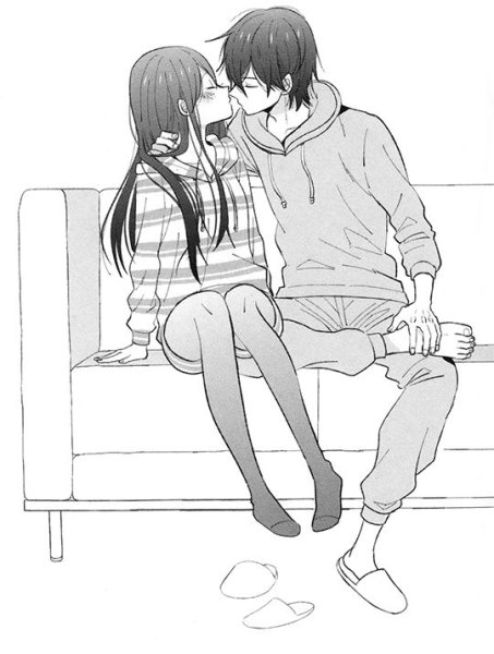 Аниме парочки сидят