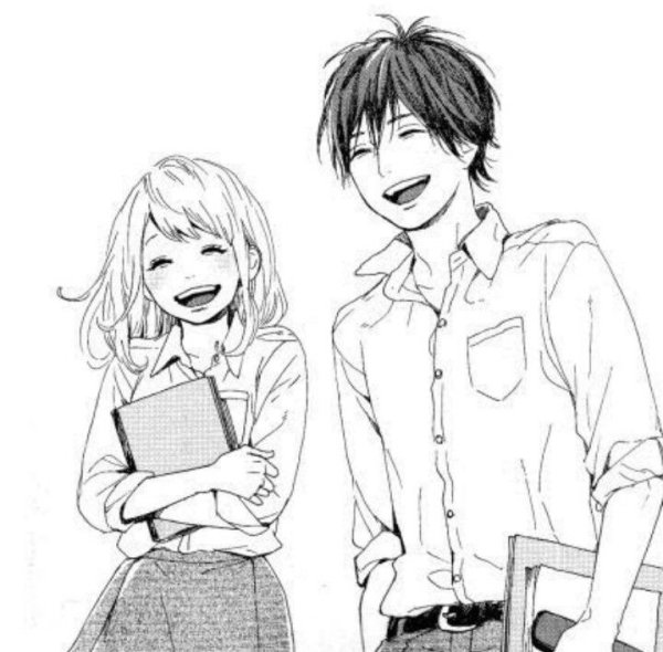 Парень и девушка друзья Манга