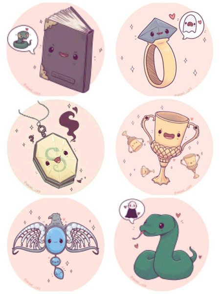 Каваи рисунки Гарри Поттер