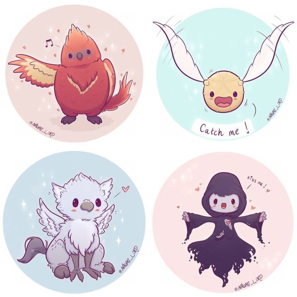 Гарри Поттер Чиби животные