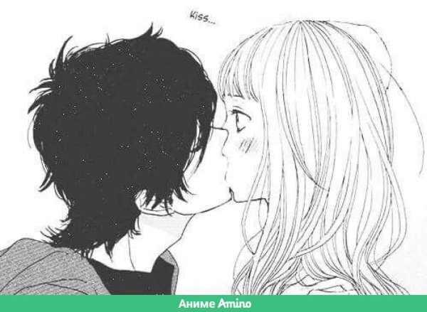 Поцелуй арт для срисовки