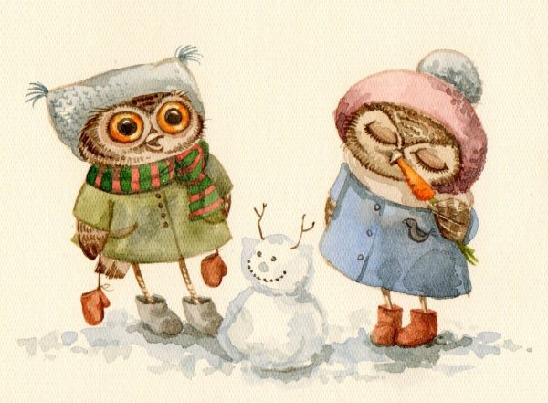 Сова иллюстрация