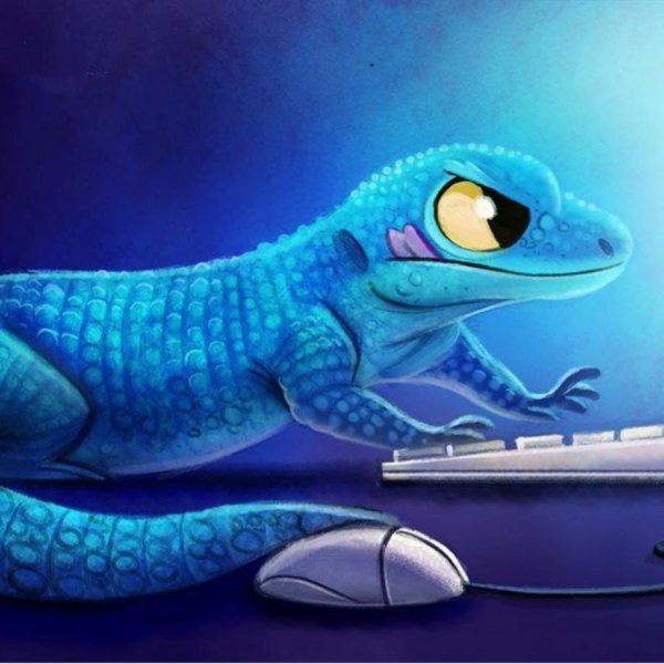 Ящерица арт