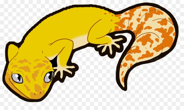 Геккон мультяшный