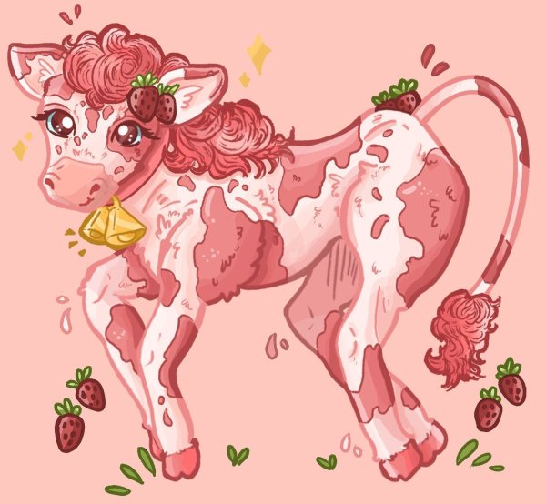 Стравберри корова