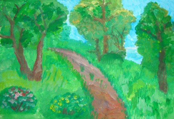 Рисунок на тему милый сердцу уголок